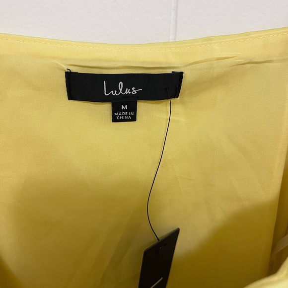 🆕 Lulus Such a Delight Yellow Dress - Picture 8 of 9